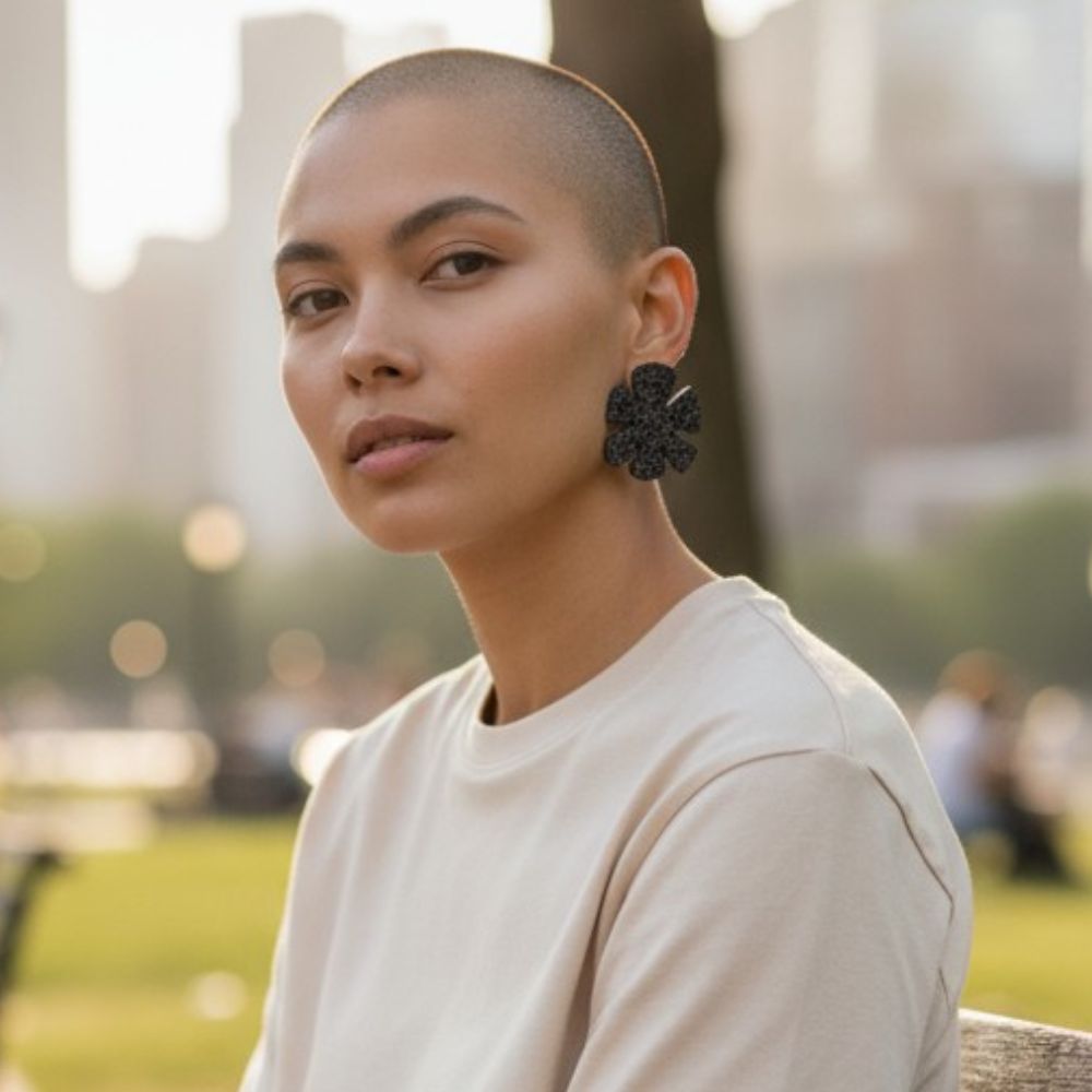 Faye - Statement Bloemen Zilver/Goud - Keelin Design