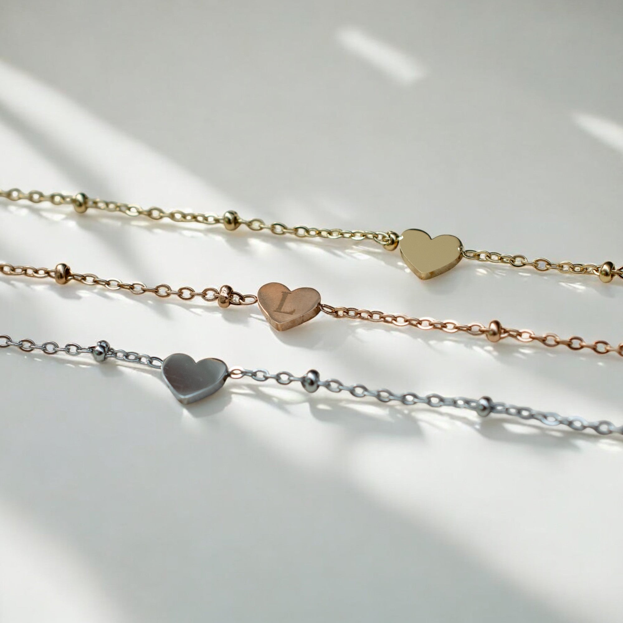 Gepersonaliseerde armband met hartje - Keelin Design