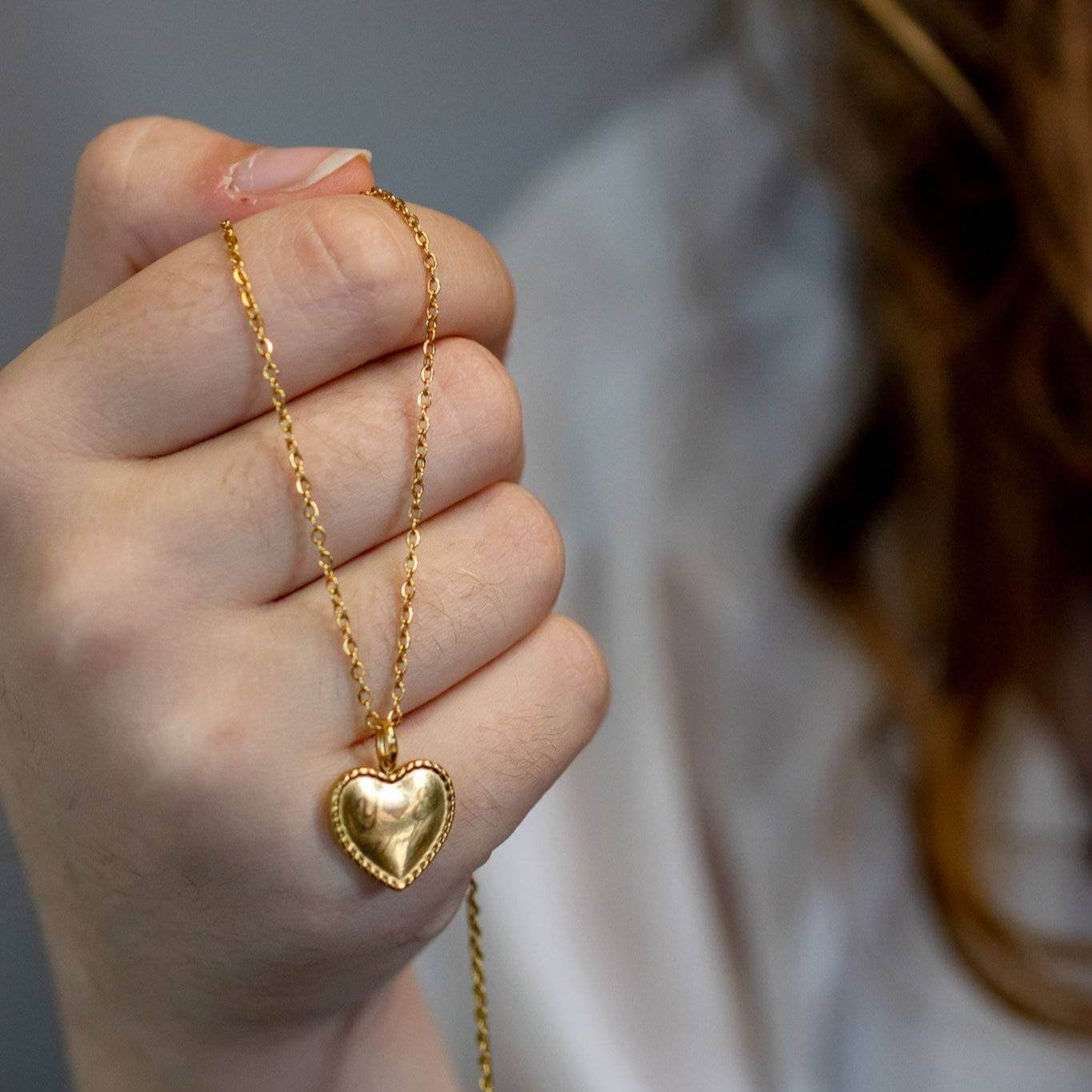 Gepersonaliseerde ketting met hartje hanger - Keelin Design