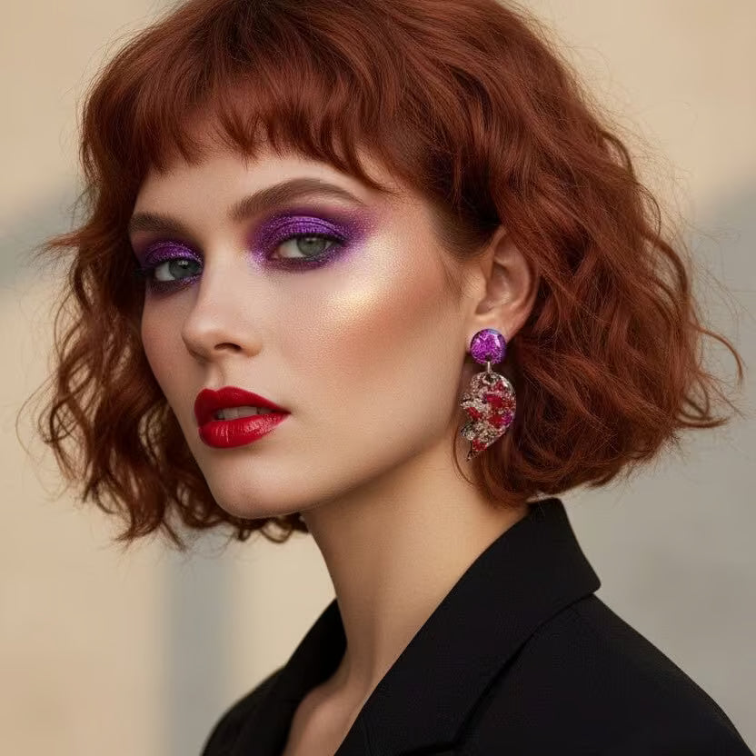 Noor · Gebroken Hart Statement Oorbellen - Keelin Design