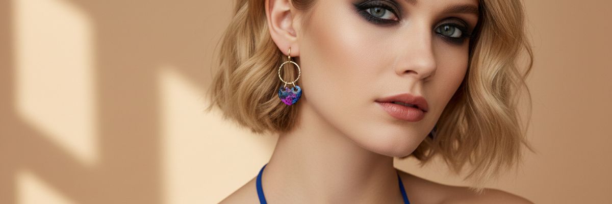 Welke oorbellen bij welke halslijn? Zo combineer je acryl oorbellen met coltrui, V-hals, ronde hals en meer