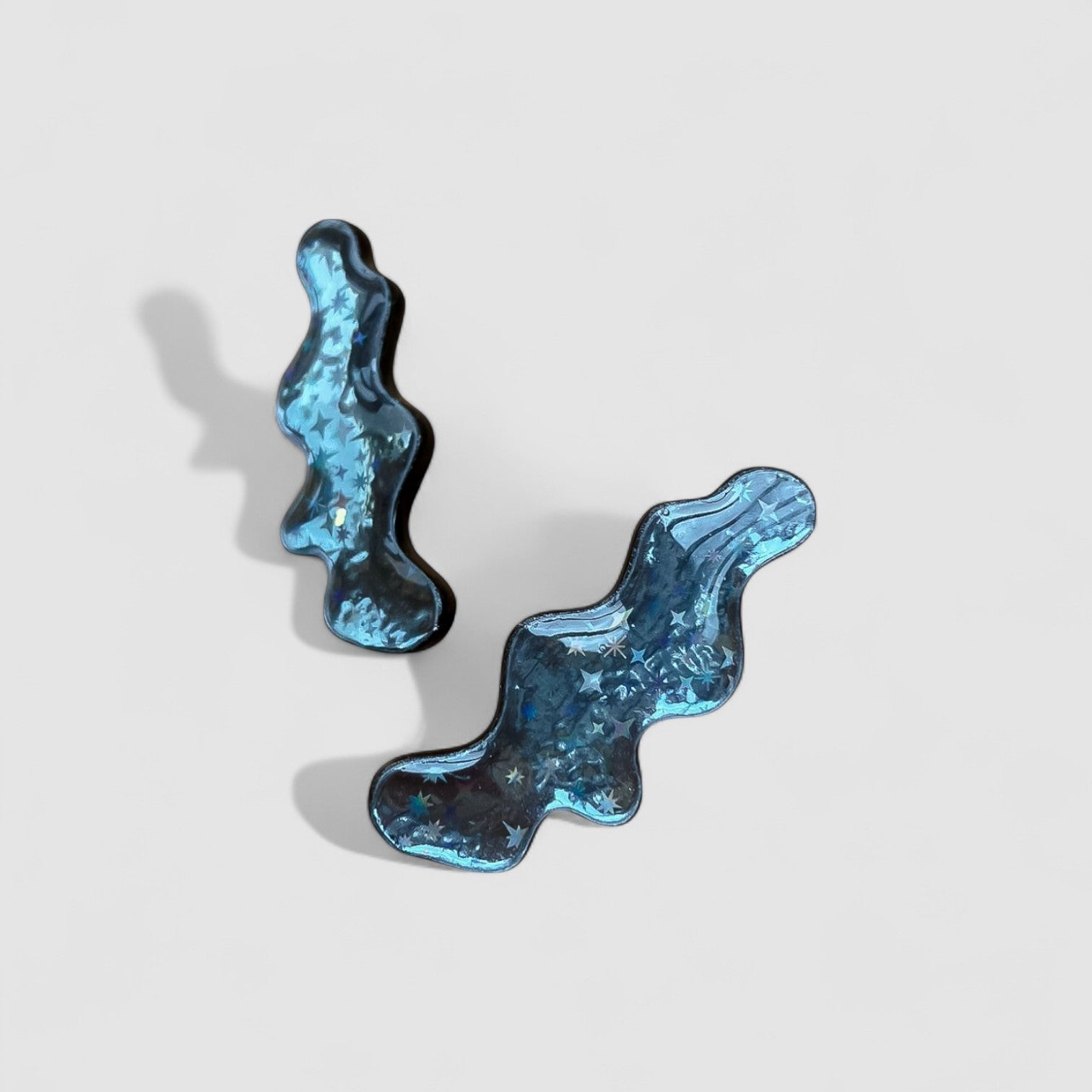 Stella - Holografische Statement Oorstekers - Midi