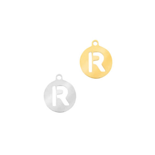 Initiaal hanger "R" - Style Fusion (kies en stel jouw eigen juweel samen) - Hanger - Keelin Design