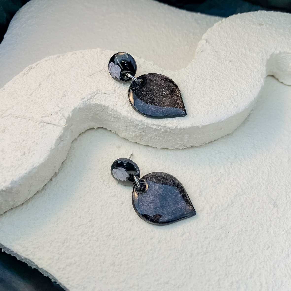 Keelin Design, Handgemaakte Oorbellen · Roxy · Omgekeerde Druppel Oorbellen · Lente Bloesem