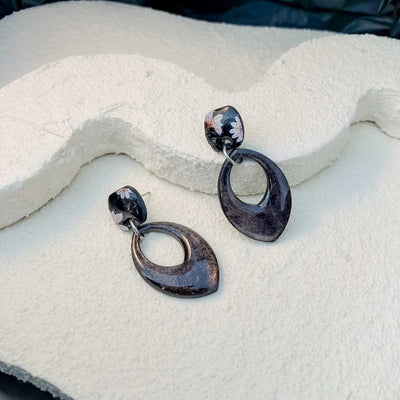 Keelin Design, Handgemaakte Oorbellen · Trix · Marquise Vorm Midi Oorbellen · Lente Bloesem