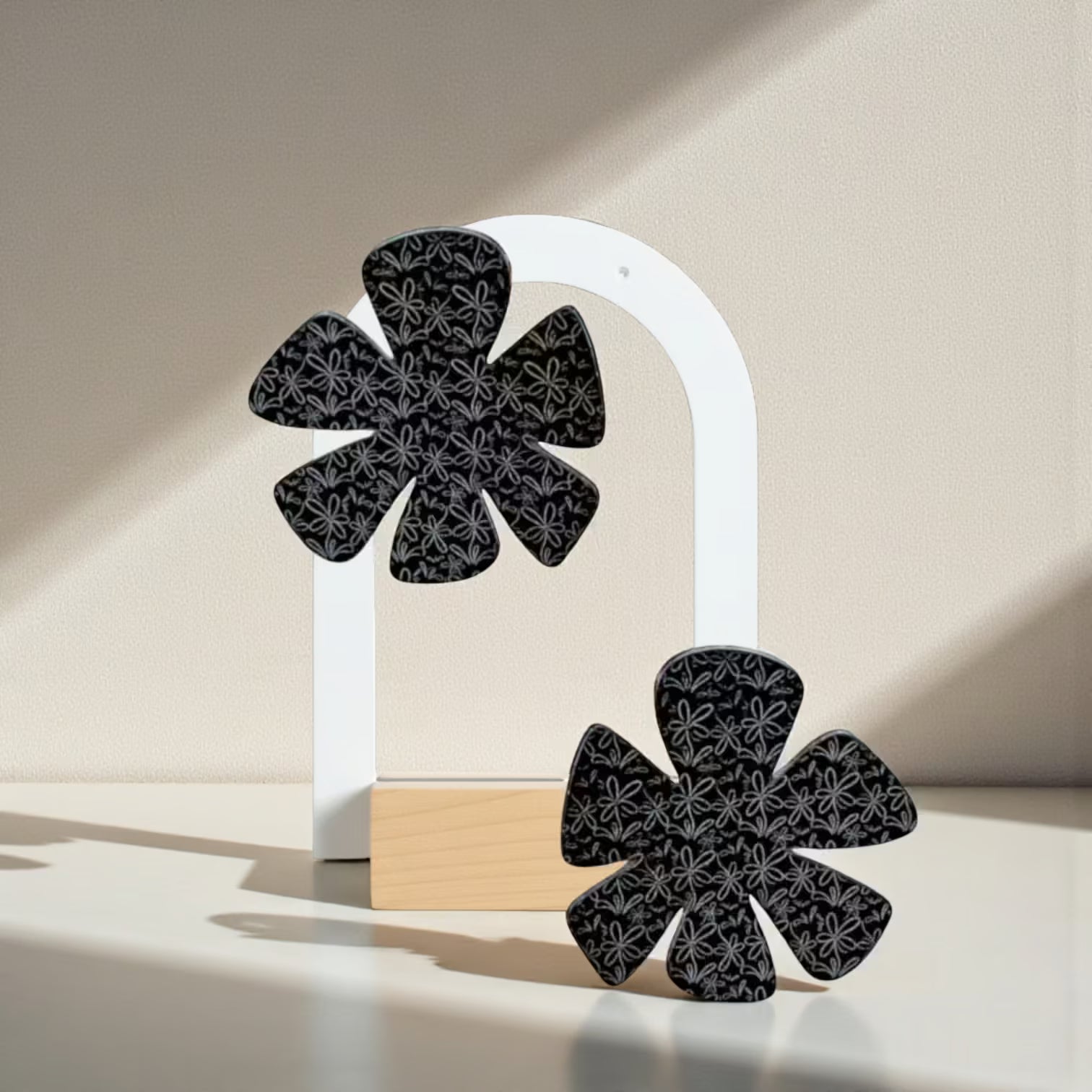 Keelin Design, Handmade Jewelry - Faye - Statement Bloemen Oorbellen