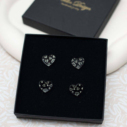 Cute Love SET - Love Stories MINI (2 Paar) Goud - Keelin Design