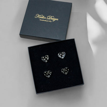 Cute Love SET - Love Stories MINI (2 Paar) Goud - Keelin Design