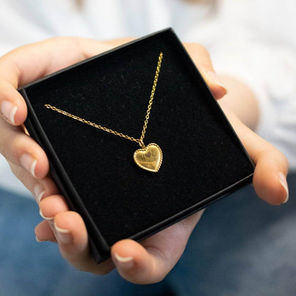 Gepersonaliseerde ketting met hartje hanger - Keelin Design