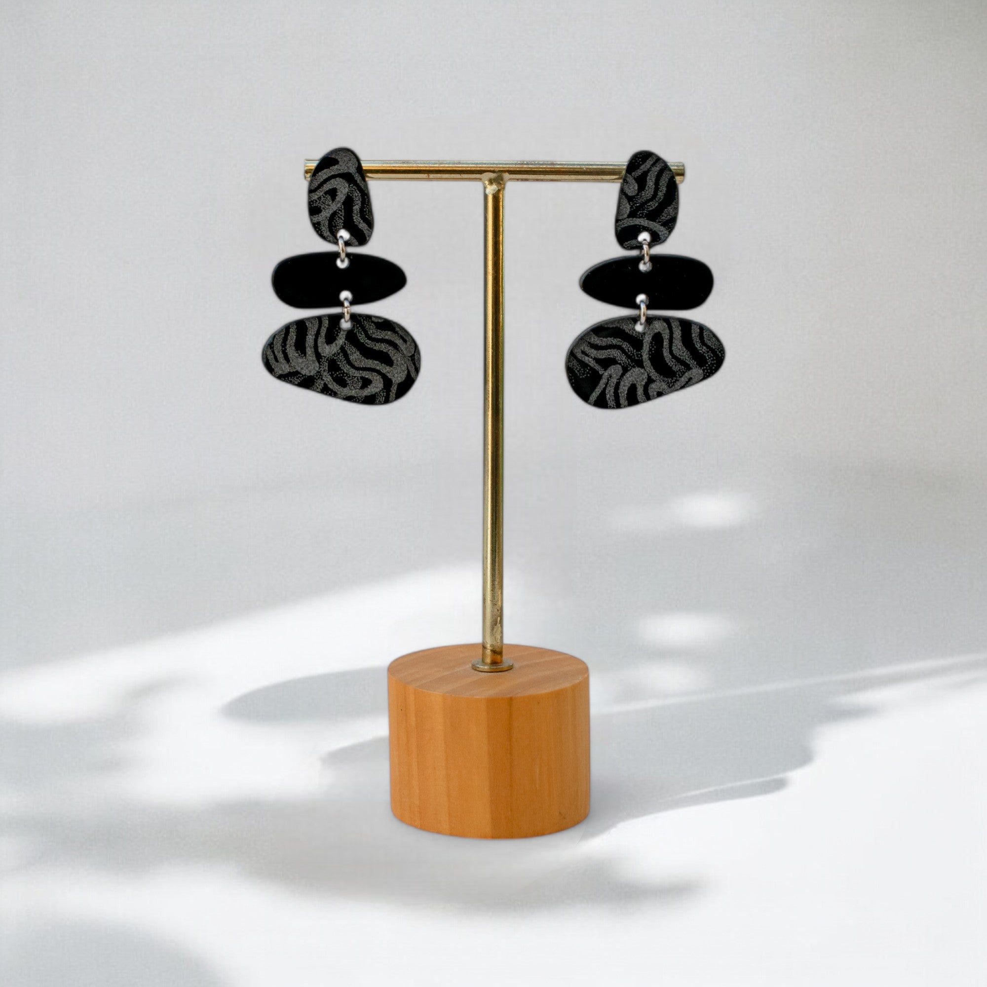 Liv - Statement Boogjes Hangers Zilver/Goud - Keelin Design