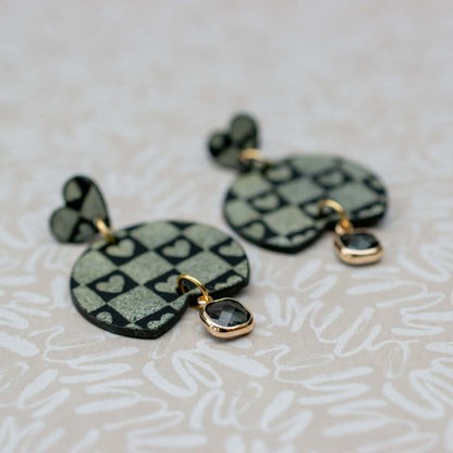 Retro Love Statement - Love Stories Glas Hanger Goud - Keelin Design