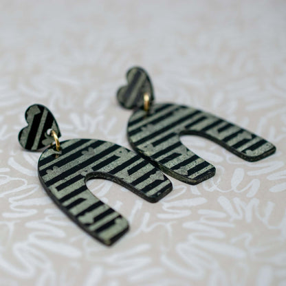 Stripes Love Statement - Love Stories Goud - Keelin Design