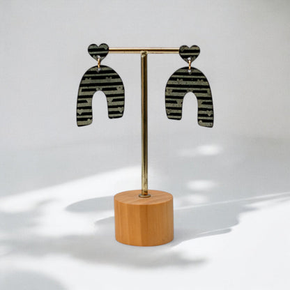 Stripes Love Statement - Love Stories Goud - Keelin Design