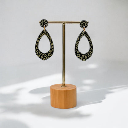 Zara - LEOPARD Statement Druppel Goud - Keelin Design